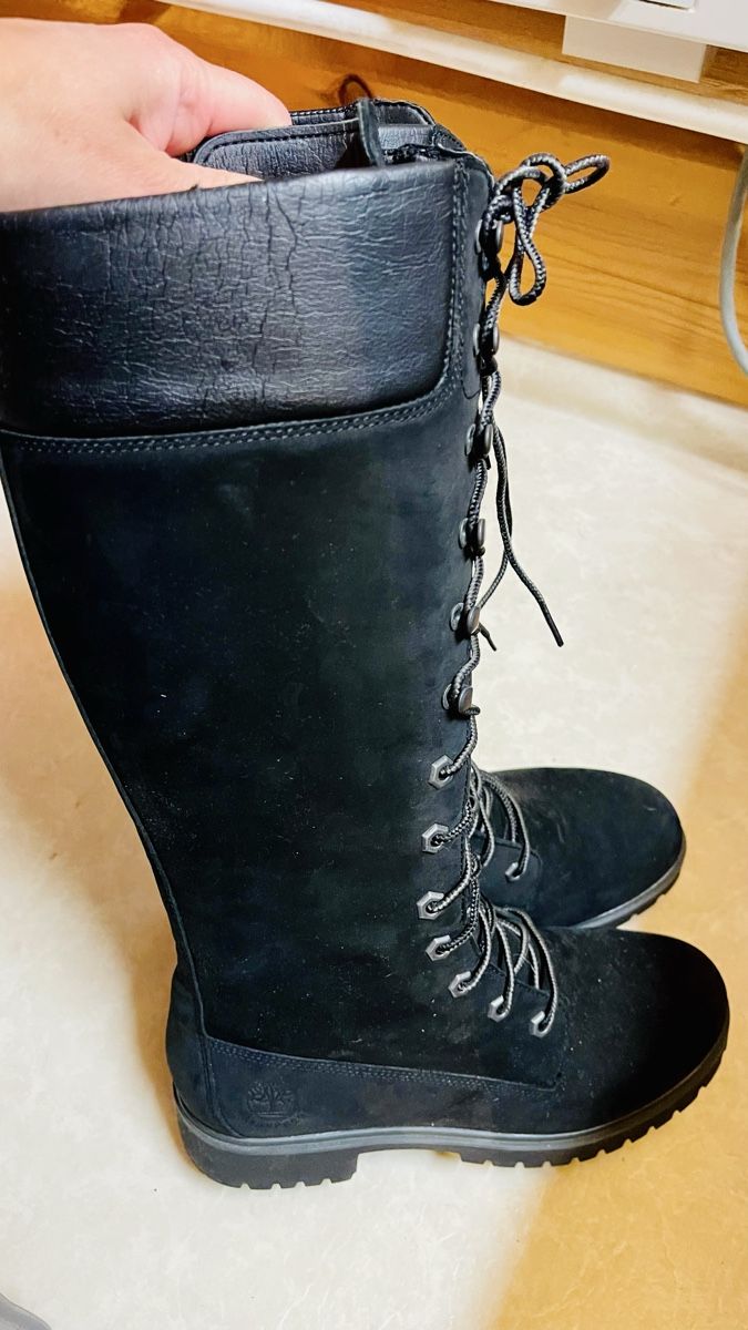 Timberland Damenschuhe: Timberland leather boots 38.5 – Gebraucht aus Dietlikon von Lonelysoul 4