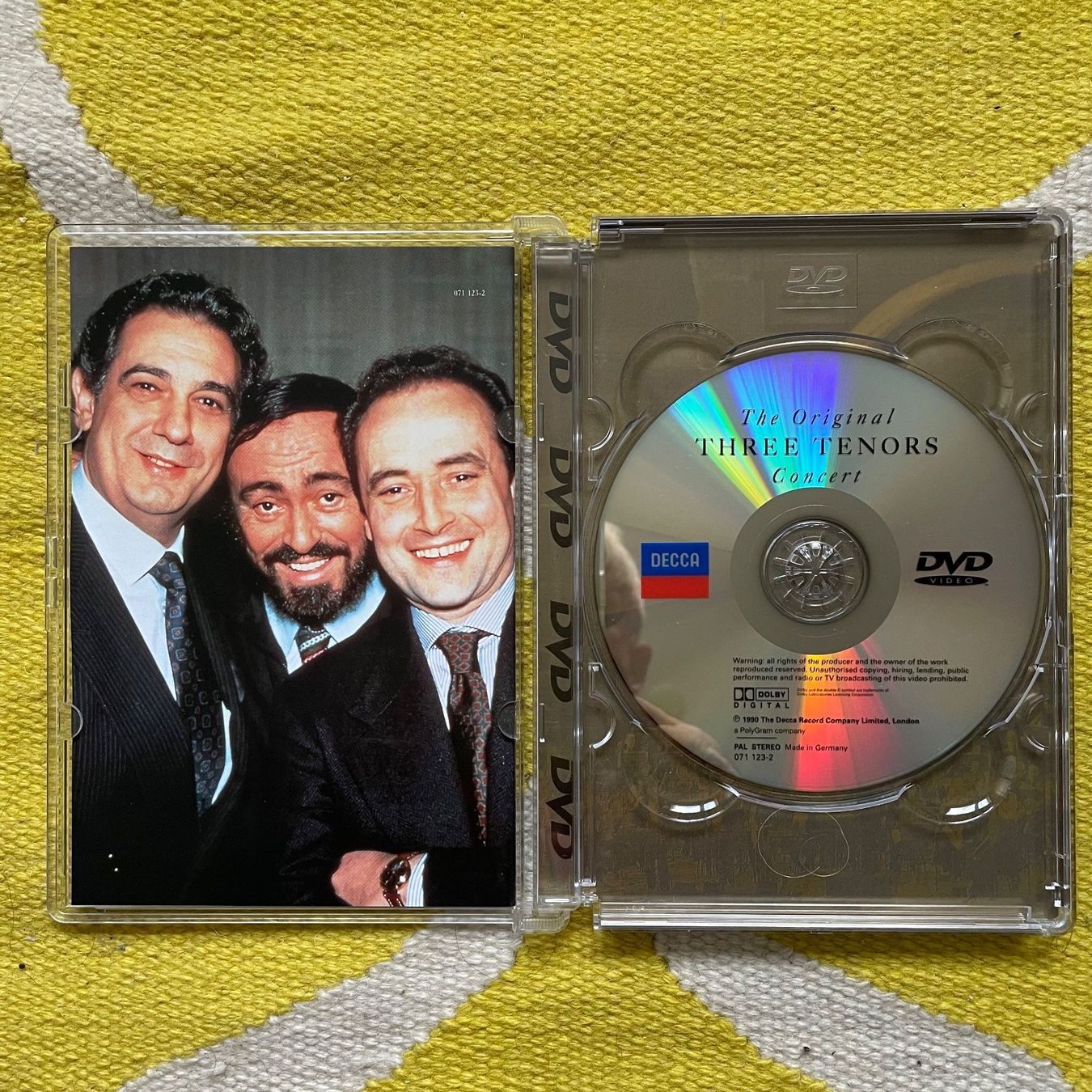 Tutti i DVDs: THE ORIGINAL THREE TENORS-DVD CONCERT – Usato da Rorschacherberg venduto da CD-Roli 1