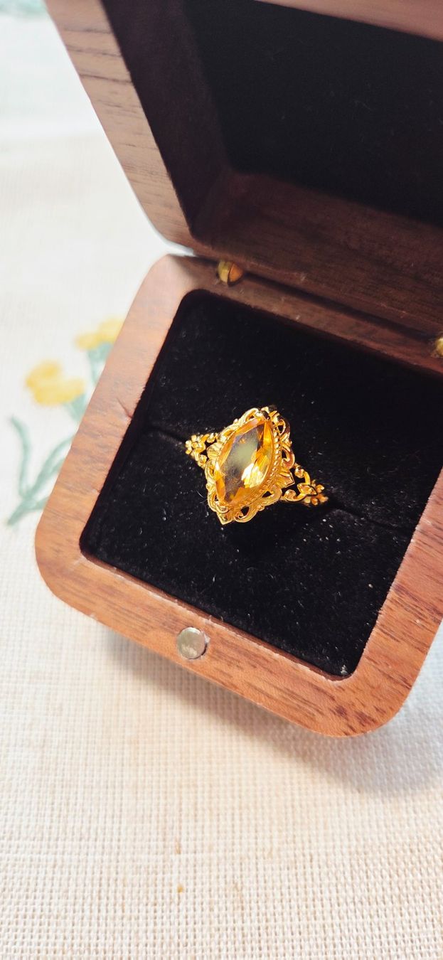 Anelli: NEW - S925 Citrine Ring (Adjustable) – Nuovo (secondo la descrizione) da Zürich venduto da cin_wcf6 2