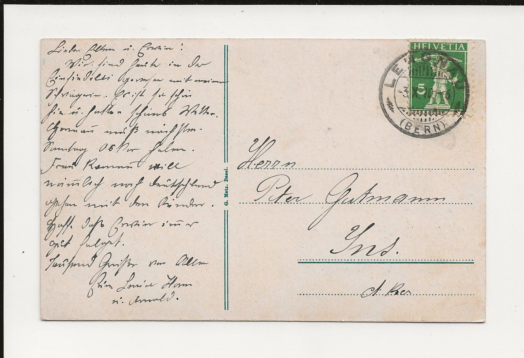 Cartoline postali: AK 1910 Einsiedelei St. Verena Solothurn – Usato da Greifensee venduto da 315WDO 1