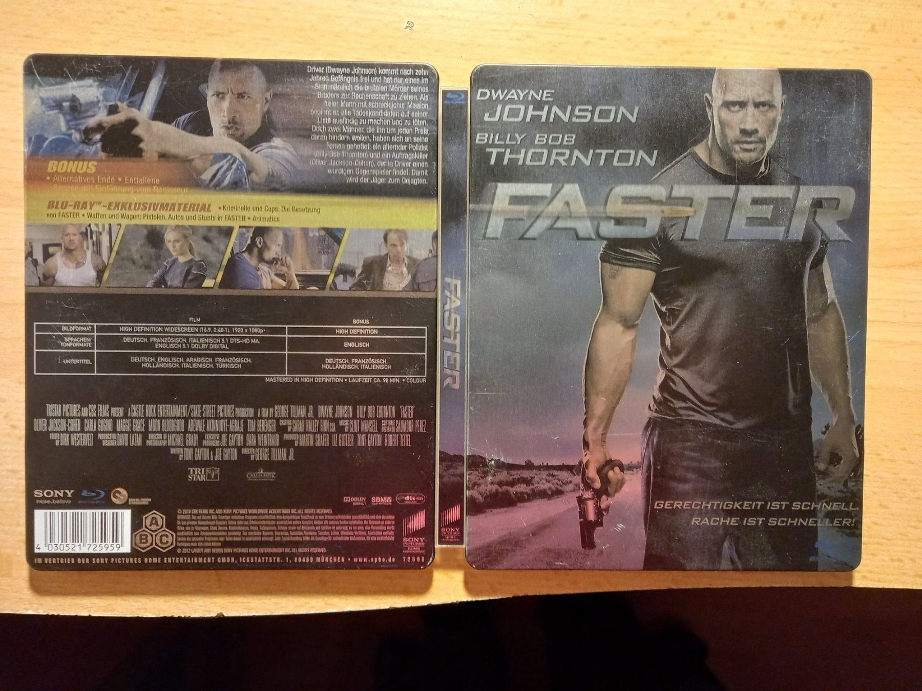 Tutti i DVDs: Blu-ray Faster - Steelbook – Usato da Dübendorf venduto da 13geister 3