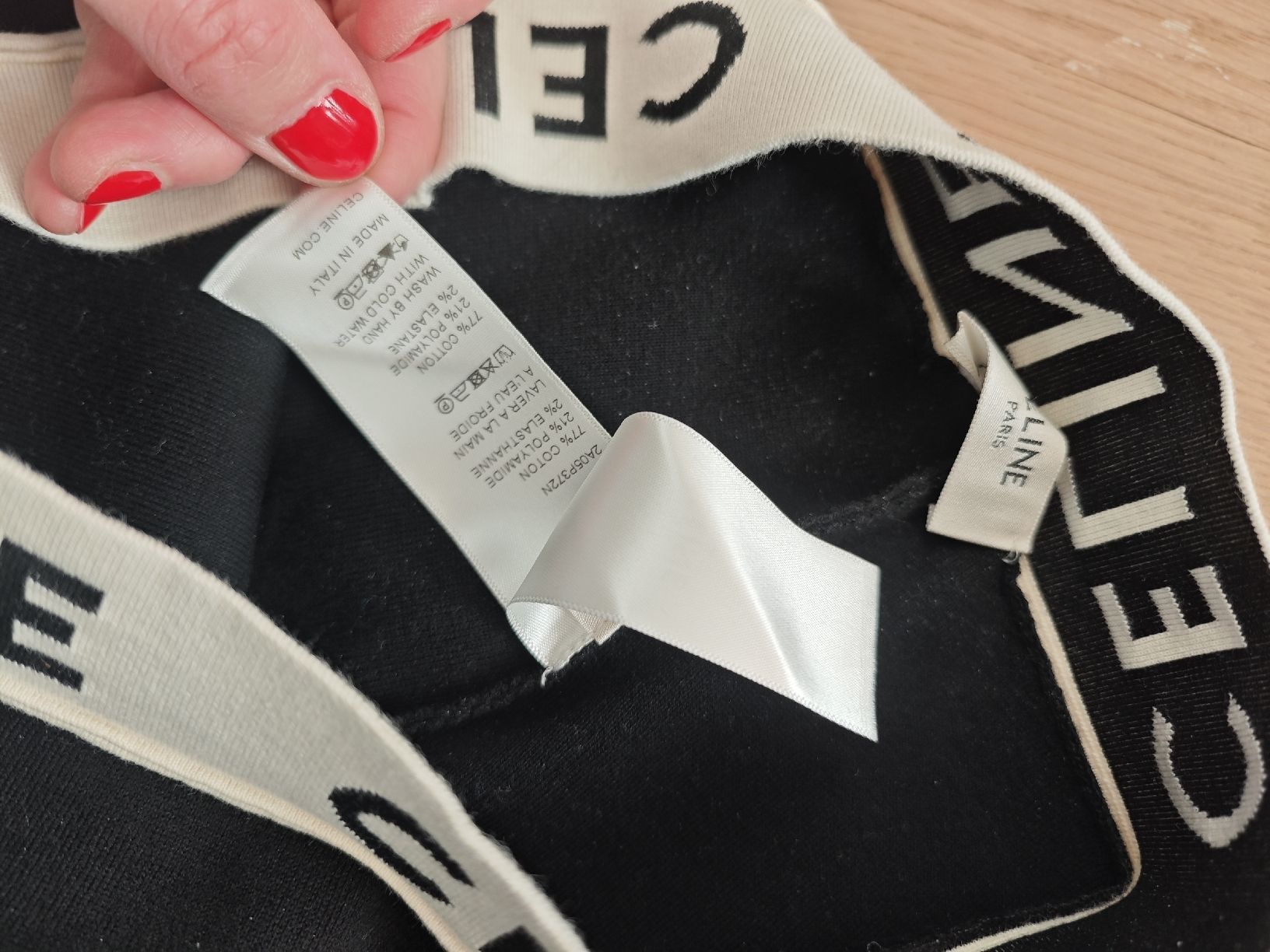 Celine Hosen: CÉLINE PARIS Logo Leggins Hose – Gebraucht aus Erlenbach ZH von nlh 3