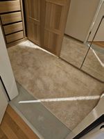 Teppich 200x100 flauschig hochflor weiss / creme / beige