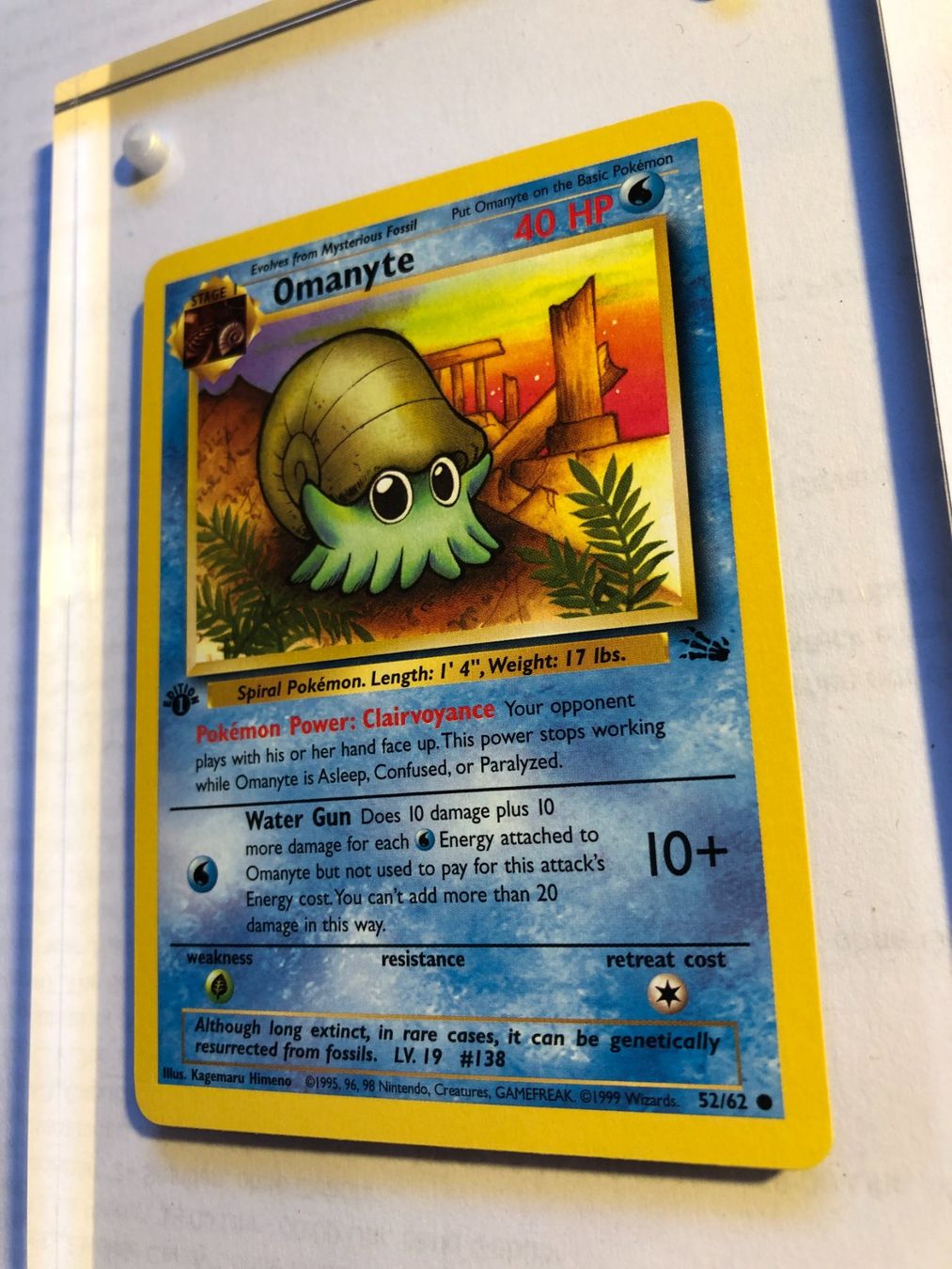 Carte collezionabili: Omanyte 1st Fossil - MINT - ab 1.- – Usato da Giubiasco venduto da dan_pr8b 2
