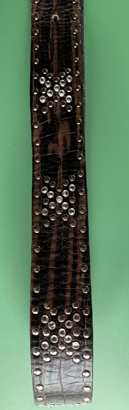 Gürtel: Ledergürtel braun, Western-oder Bohostil, 100cm – Gebraucht aus Wiesendangen von Babalegi 3