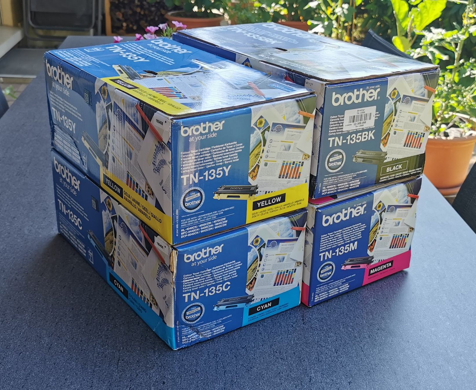 Brother Cartucce per stampanti & toner: Brother Tonersatz TN-135 YMCK – Nuovo e nell'imballaggio originale da Bremgarten b. Bern venduto da Vittorio0