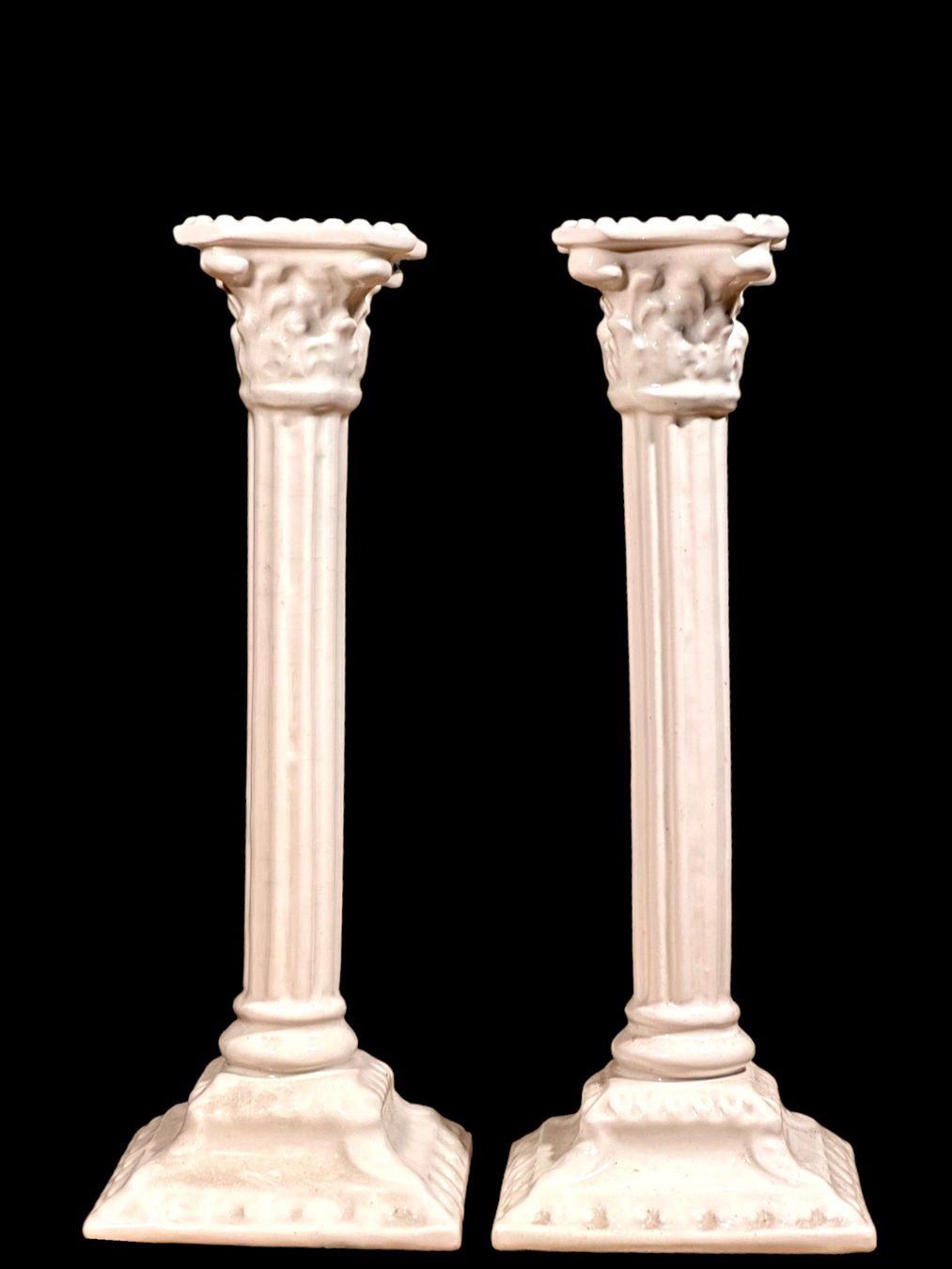 Candele: VINTAGE SPANISH CANDLE HOLDERS PORCELAIN – Usato da Lausanne venduto da artnouveau04
