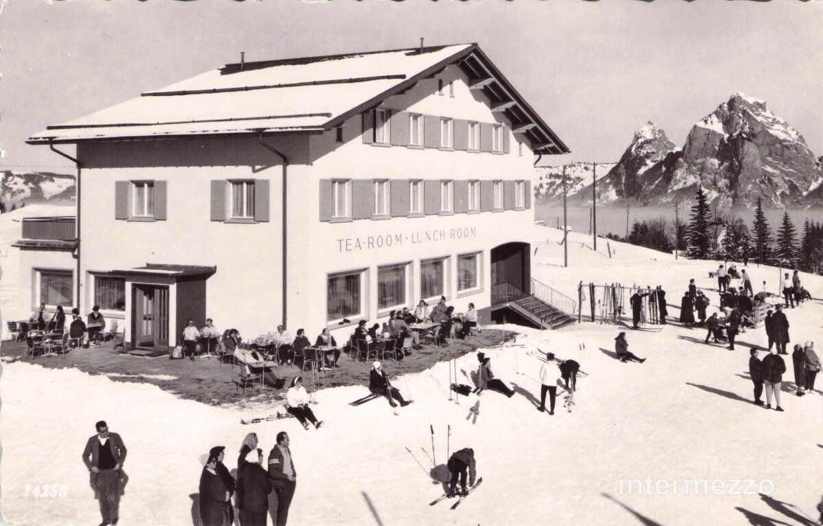 Cartoline postali: Stoos SZ // 1960 Hotel Garni Winter – Usato da Basel venduto da intermezzo12
