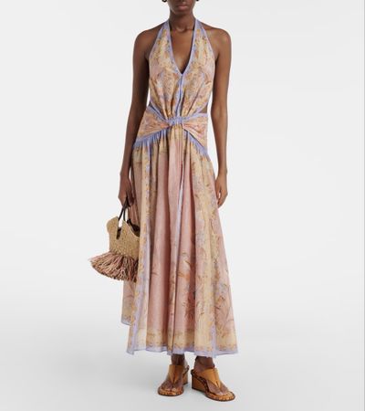 Cotton Blend Summer Maxi Dress
