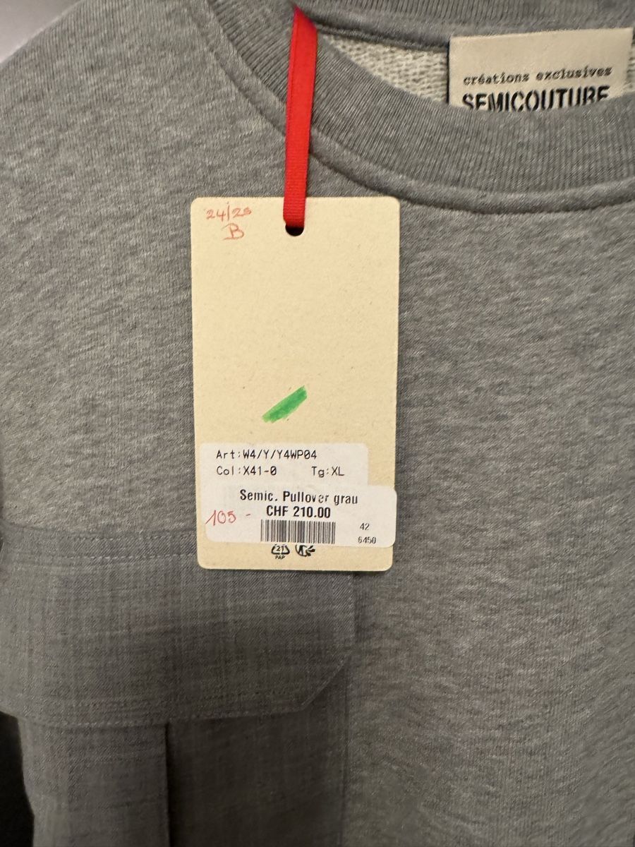 Maglioni & Felpe: Grauer Semcouture Pullover – Nuovo e nell'imballaggio originale da zürich venduto da dalia06 3
