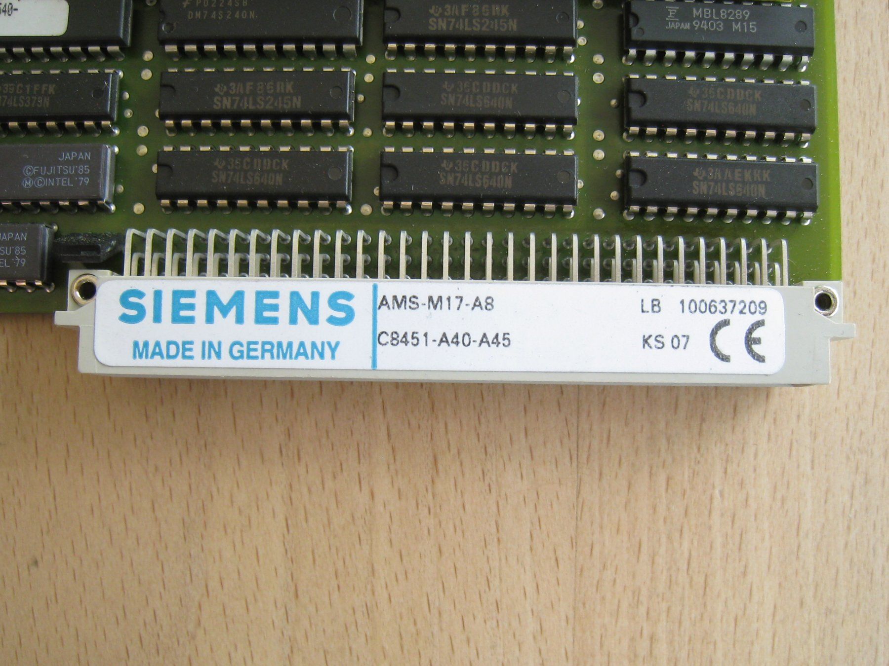 Siemens Componenti elettronici: Siemens Steuerplatine AMS-M17-A8 CPU Modul – Difettoso da Näfels venduto da Derglarner 2
