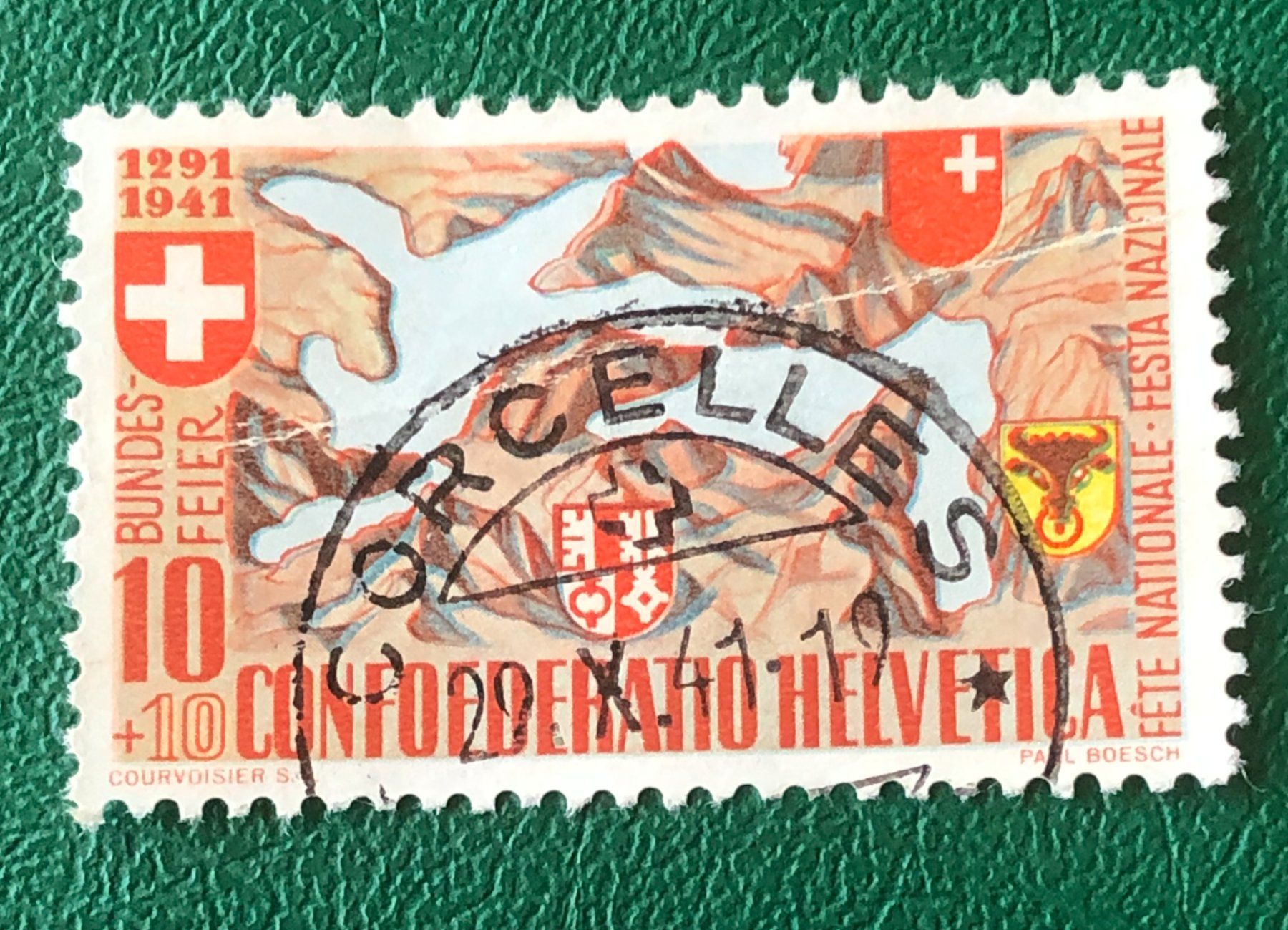 Tutti i francobolli: Nr.B 13  mit Stempel 1941  – Usato da Aarau venduto da Billa007