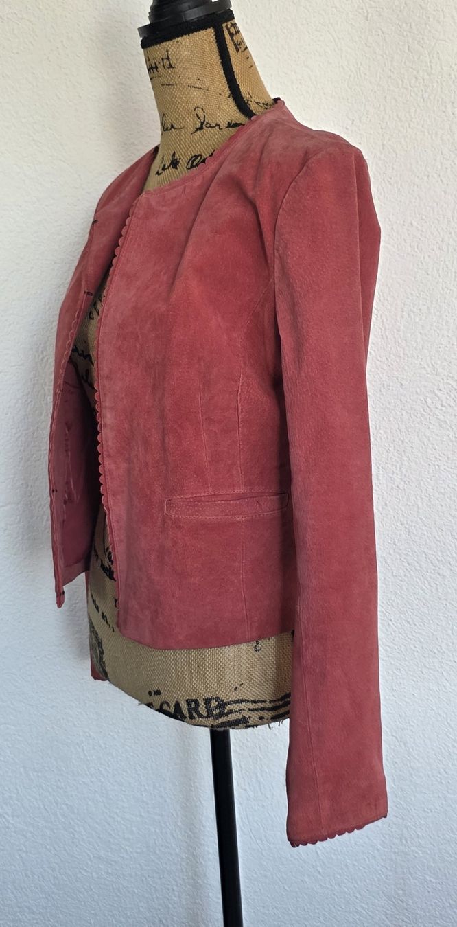 Jacken: Schicke  Wildleder Jacke, Grösse 38, Gebraucht – Gebraucht aus Rheinsulz von Gilea 1