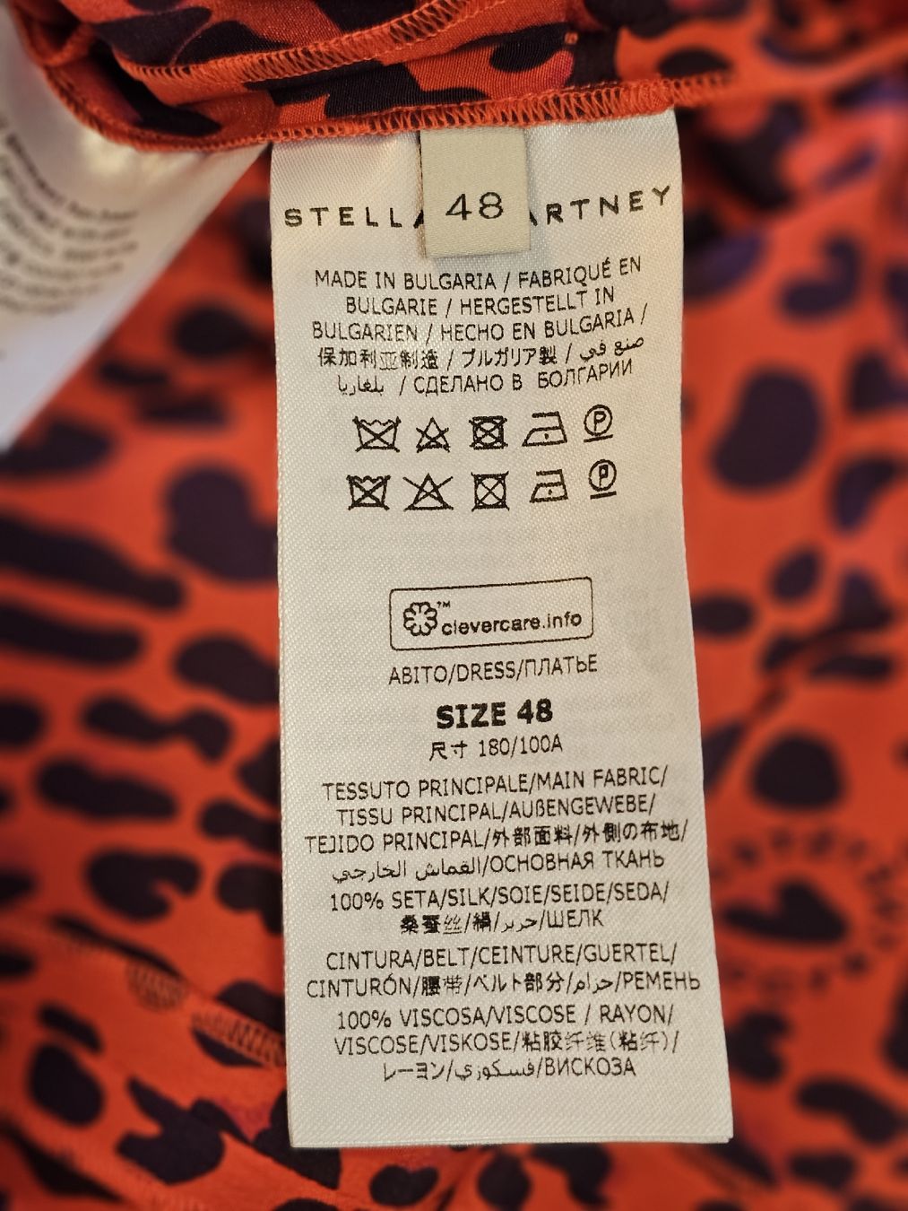 Stella McCartney Vestiti: Stella McCartney Seiden Kleid – Usato da Zürich venduto da finesse.shop 6