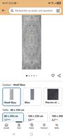 Lot de 2 tapis 1Long tapis Reversible+1Tapis dextérieur Blue