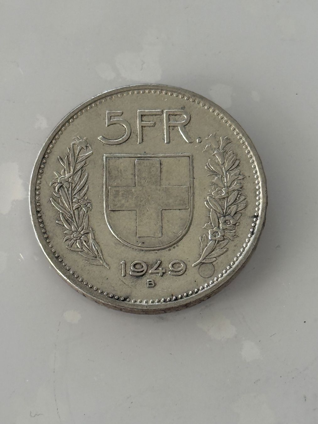 Tutti le monete: 5 Franken 1949  Rar – Usato da Wallisellen venduto da SWISS_SILVER1 1