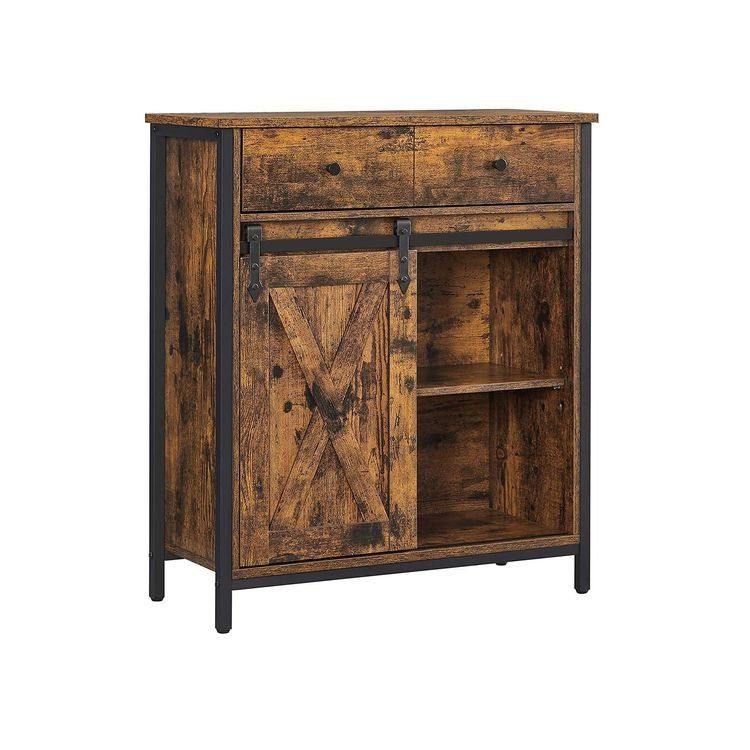Kommoden: Beistellschrank Sideboard mit Regalebene Schiebetür VALENTIS – Neu und originalverpackt aus Lachen SZ von MAMORU-MOEBEL