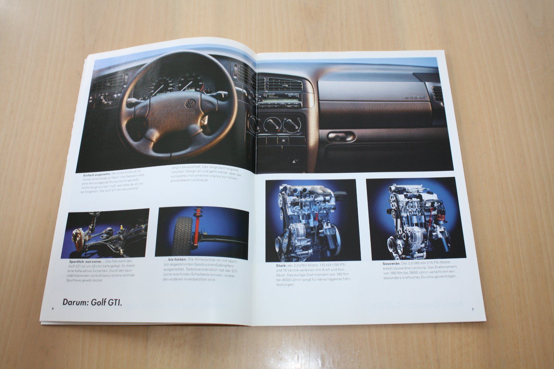 VW Documenti: VW Golf GTI Prospekt 1/1996 – Usato da Wikon venduto da erwin400 3