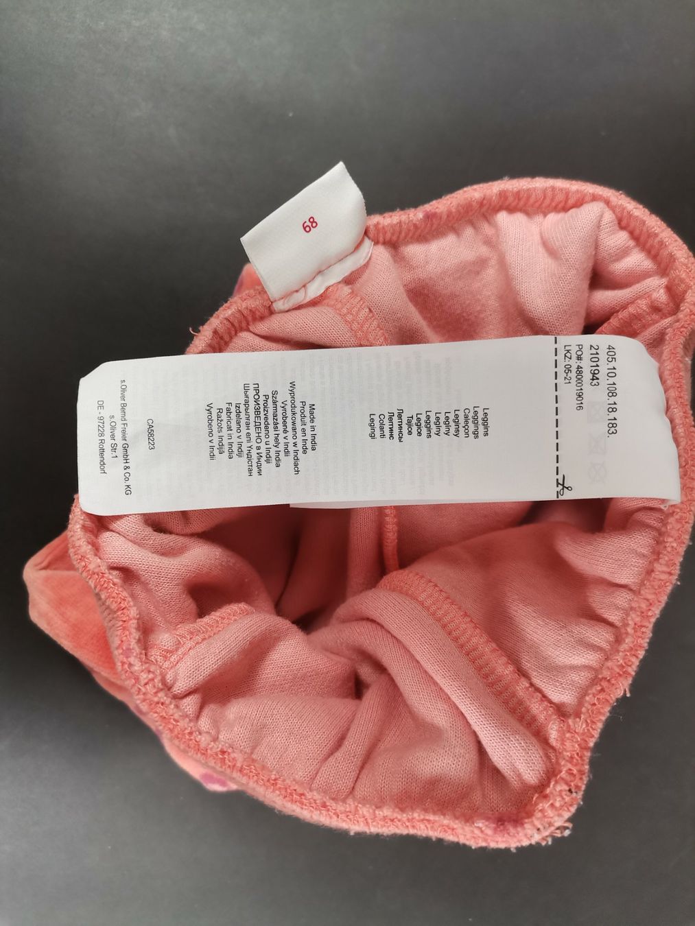 S.Oliver Pantaloni: S.OLIVER Baby Leggings Gr. 68 – Usato da Schaffhausen venduto da Restwert_SH 6