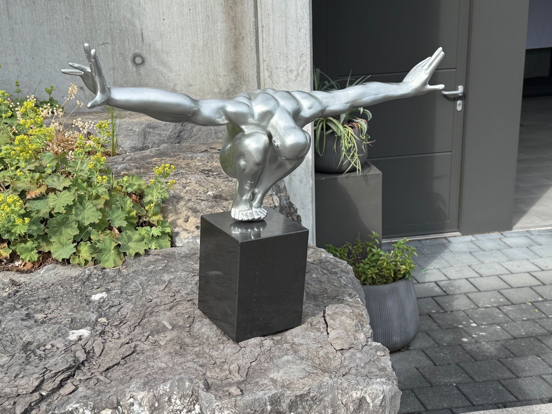 Sculture & Statue: Cliffhanger Skulptur – Usato da Oberriet SG venduto da Ironkandel 2