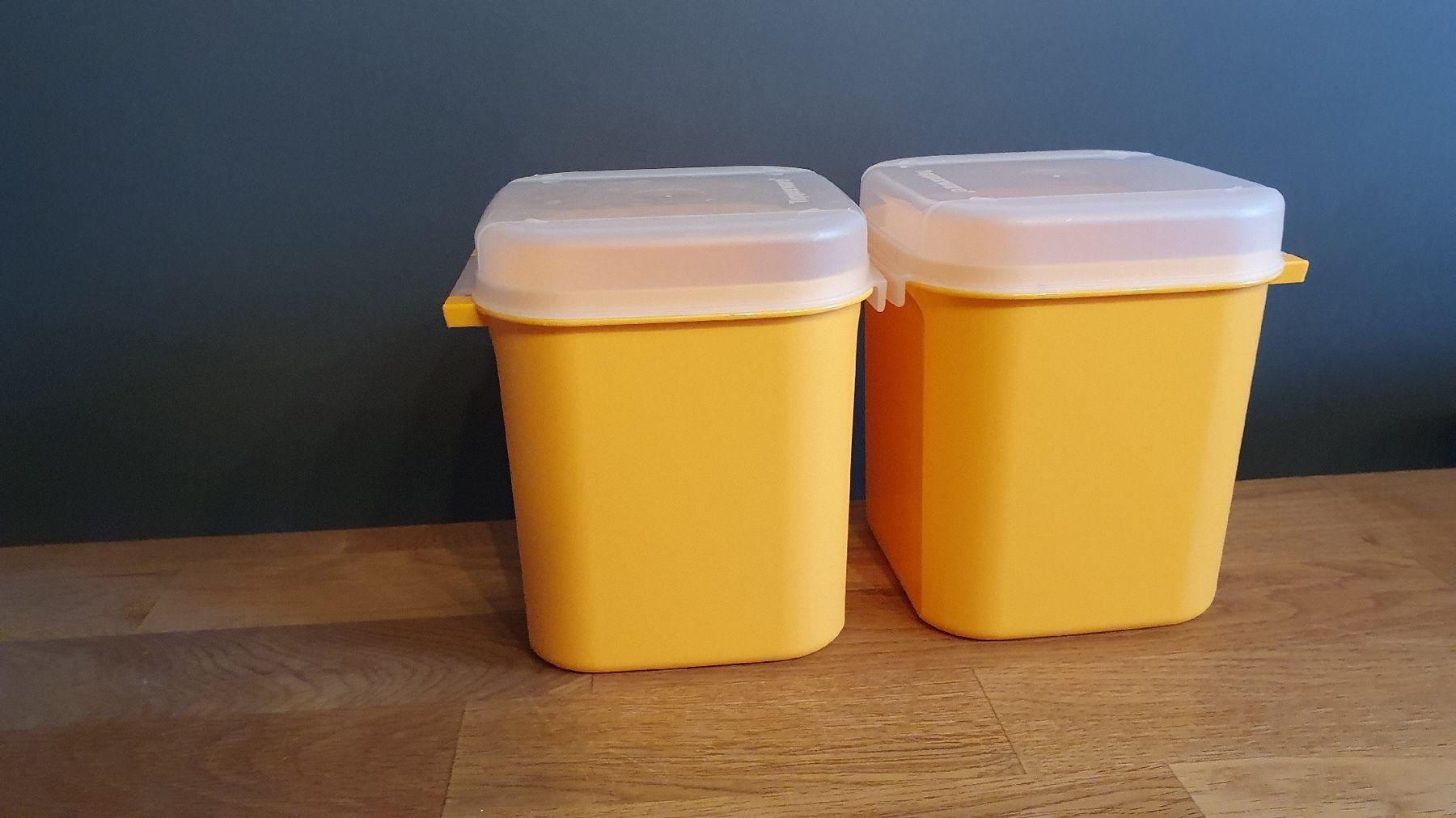 Tupperware Contenitori & Simili: Tupperware Dosen, Gelb ,2- er Set Top! – Usato da Laufenburg venduto da megane1959