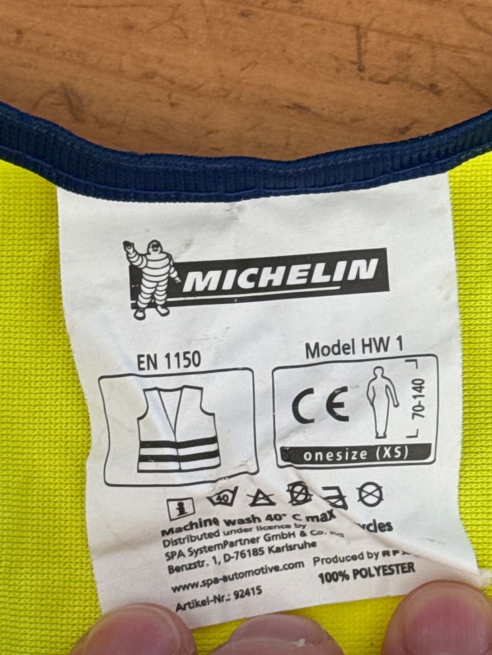 Altro abbigliamento per bambino: Michelin Leuchtweste Kinder, Sicherheitsweste – Usato da Uetendorf venduto da Bruno919999999 2