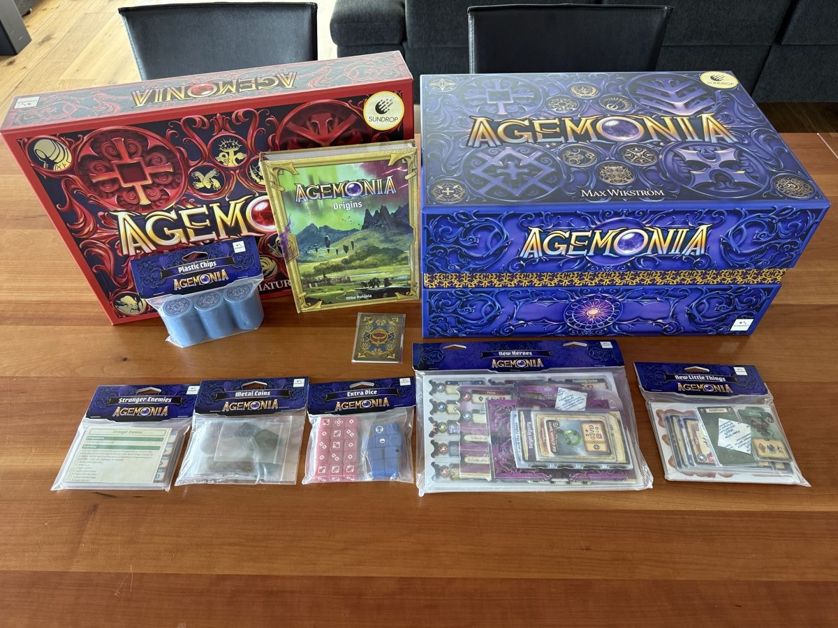 Giochi: Agemonia (Kickstarter All In) – Nuovo (secondo la descrizione) da Winikon venduto da phippe81 5