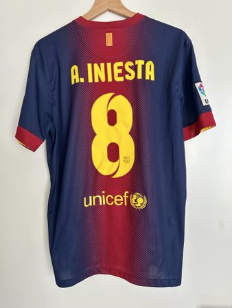 Original FC Barcelona Iniesta 8 M Trikot Maillot