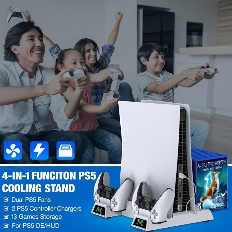 Console: PS5 Dual Controller Halter 4 in 1 Kühlst – Nuovo e nell'imballaggio originale da Unterägeri venduto da RmOnline 1