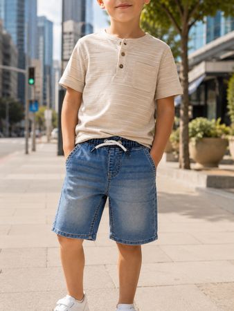 SHORT EN JEAN POUR ENFANT