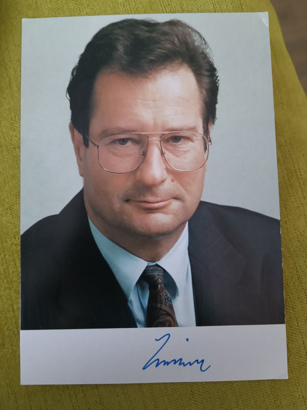 Autografi: Klaus Kinkel - 2019 verstorben – Usato da Menziken venduto da Artographs