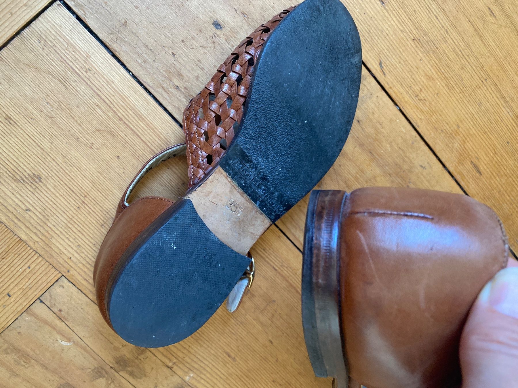 Bally Scarpe da donna: Bally Sandalen, Leder, Geflochtene gr.35 – Usato da Zürich venduto da ana_7wny 7