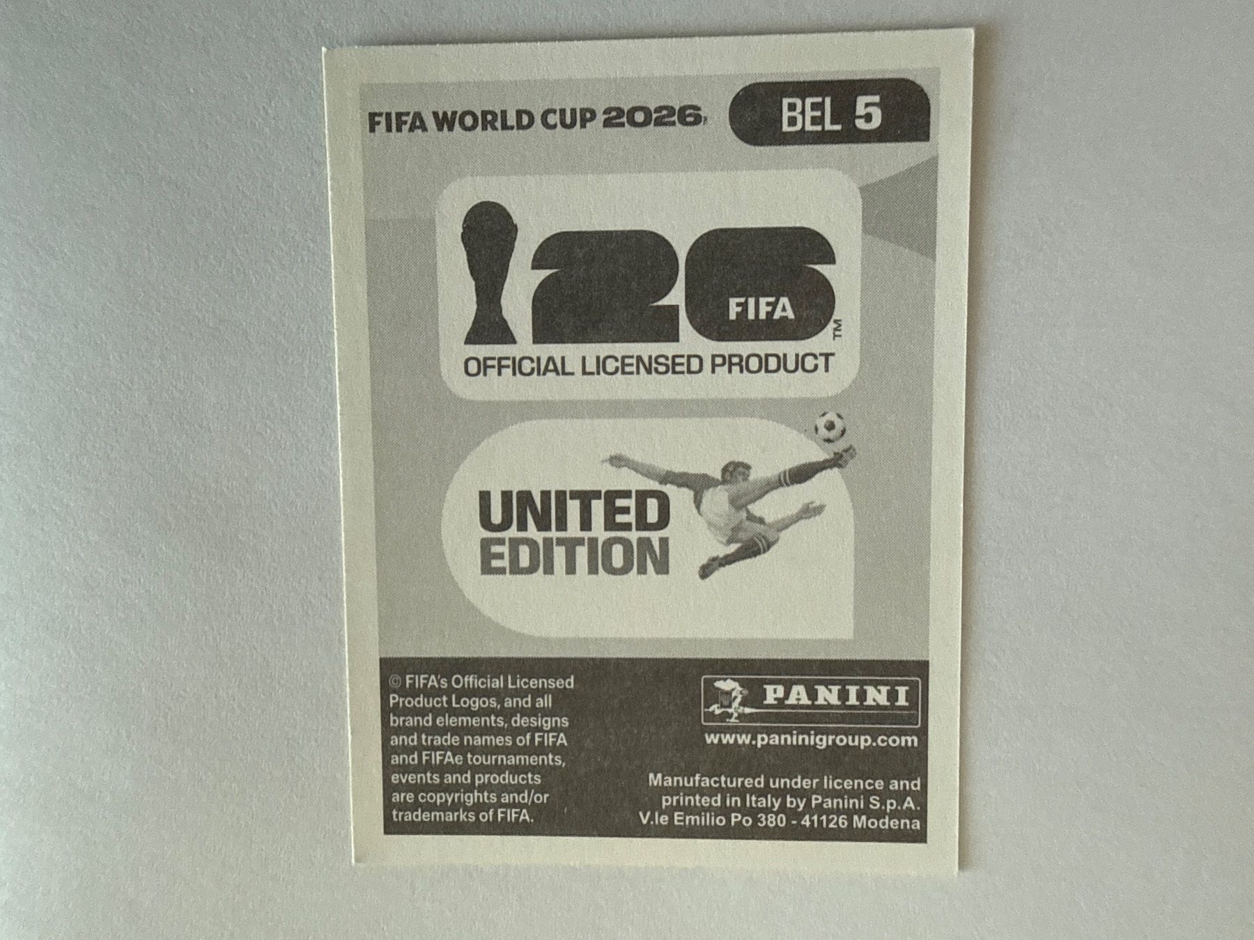 Panini Carte collezionabili: Debast BEL5 - Panini CH Edition WM 2026 – Nuovo (secondo la descrizione) da Grenchen venduto da nicus_aveiro 1