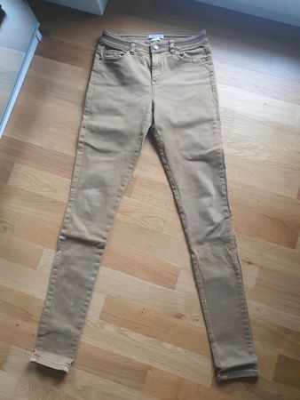 Jeans Hose Damen Gr XS Camelbraun