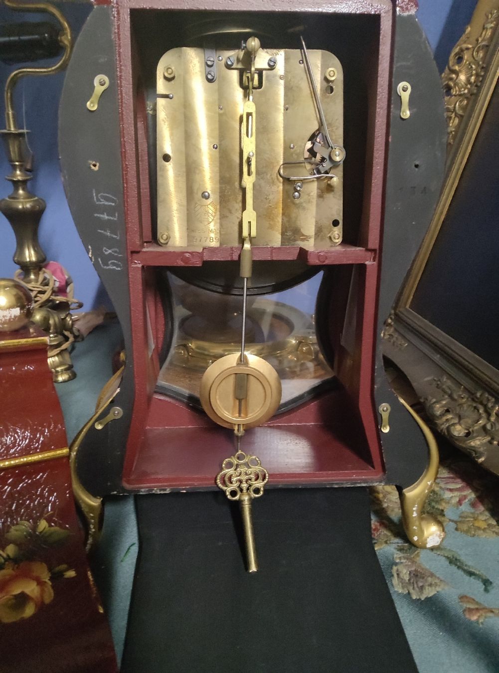 Orologi da terra & Orologi da parete: PENDULE NEUCHÂTELOISE DE LA MARQUE LE CASTEL – Usato da Boll venduto da BollArtAntik 6
