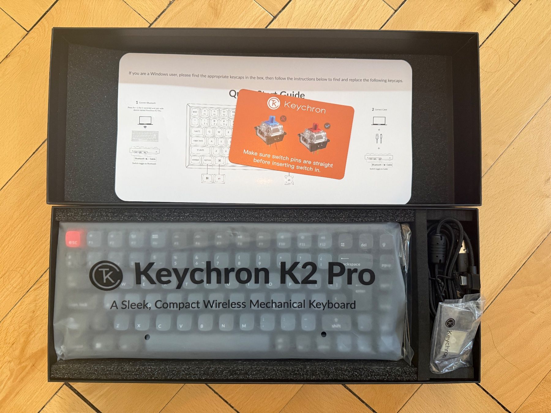Keychron Tastiere: Clavier mécanique Keychron K2 Pro Spanish ISO – Usato da La Chaux-de-Fonds venduto da nahuelshim 1