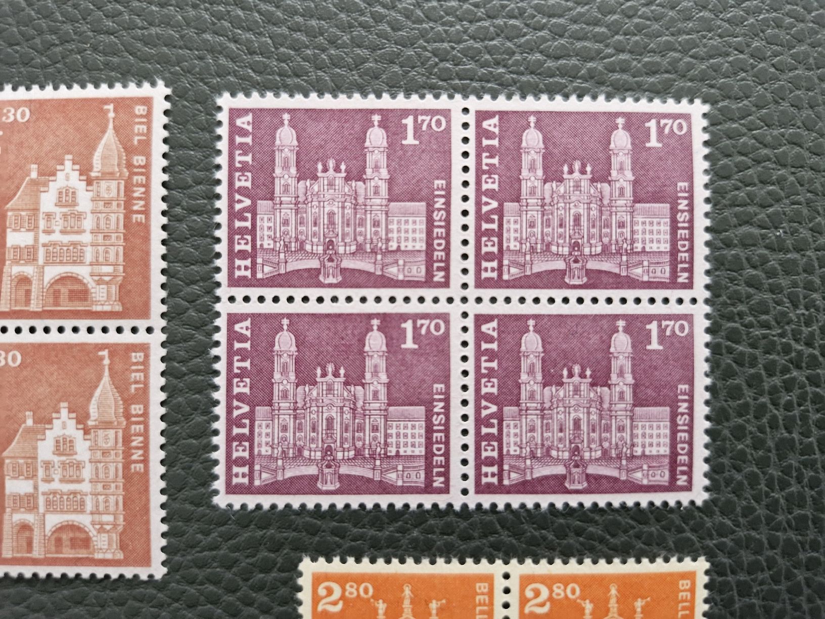 Tutti i francobolli: 4er Block Baudänkmäler 1963 postfrisch, Top Zustand – Nuovo (secondo la descrizione) da Frauenfeld venduto da Kasico 2
