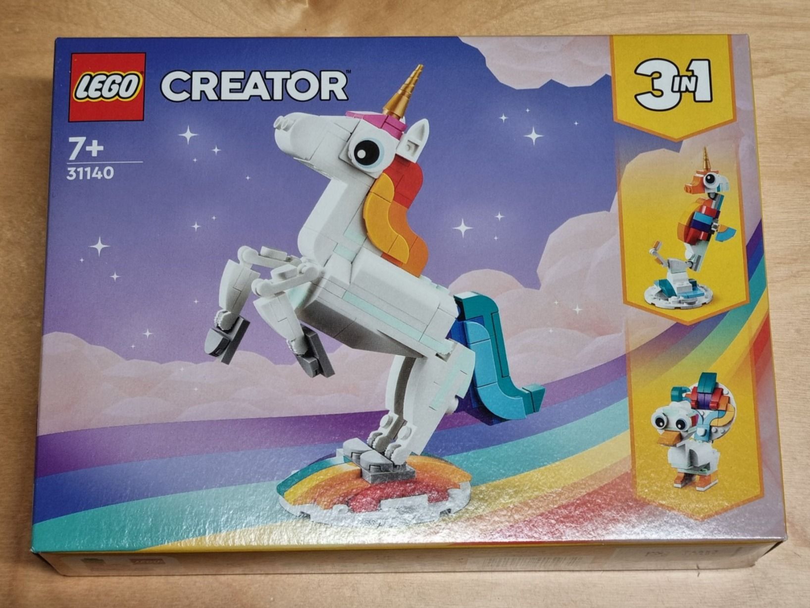 Lego Kit di costruzioni: LEGO Creator 3in1 31140 Magical Unicorn – Nuovo e nell'imballaggio originale da Basadingen venduto da NekoBricks 1