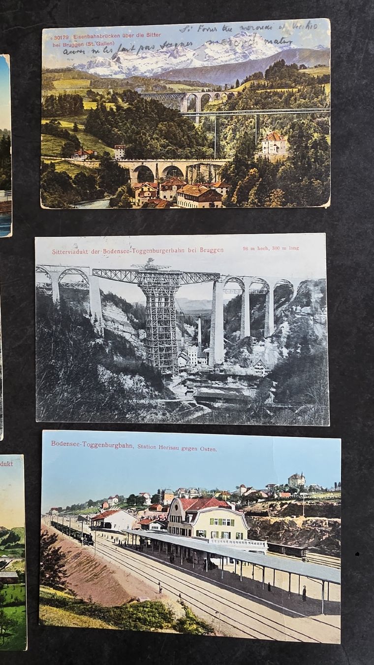 Cartes postales: 7 Karten Bodensee - Toggenburgbahn – D'occasion à Reichenburg par ibiza18 3