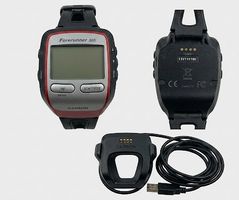 Garmin Forerunner 305 GPS Sportuhr mit Ladekabel, top Zus...