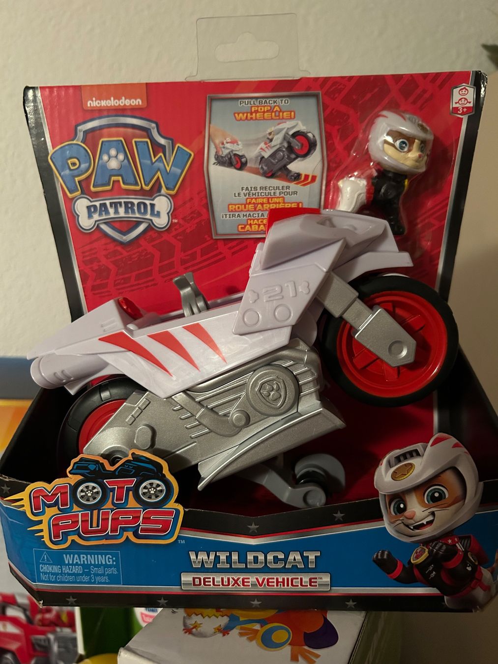Vehículo Moto Pups De PAW Patrol Con Figura Y Motor De Retroceso – Juguete De Acción Para Niños +3 Años, Modelo Aleatorio