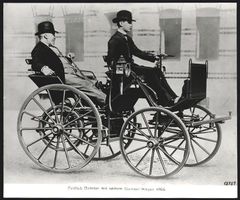 Fotografie Auto Daimler Wagen 1886, Gott
