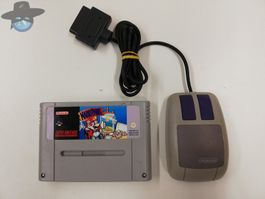 Mario Paint + Maus - Mouse für Super Nintendo SNES / tested
