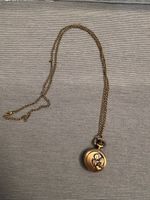 Anhänger-Taschenuhr mit Ketter, Funktioniert 