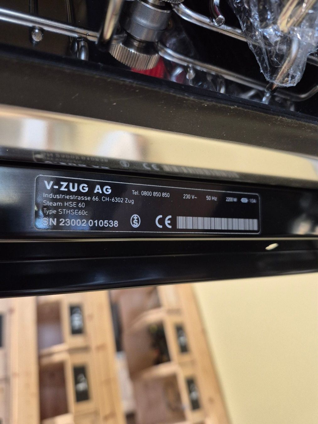 V-Zug Elettrodomestici da cucina: V-Zug Steamer STHSE60c, Designgriff Chrom – Nuovo (secondo la descrizione) da Zug venduto da Bauteile-Zug 4