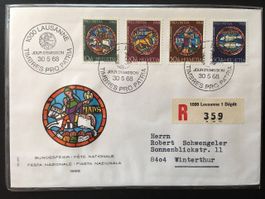 Lot 7 diverse Belege 1965-80