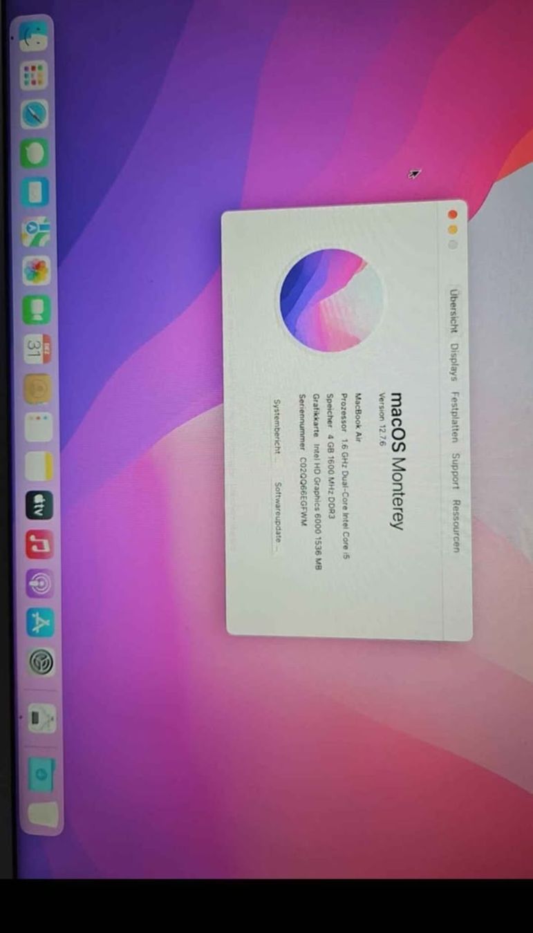 Apple Notebook: MacBook Air 13" Intel Core i5 top Zustand – Usato da Sennwald venduto da ize_s5pv 3