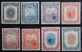 Paraguay Kat. 636-643 * 1947 Kat. 11 Euro
