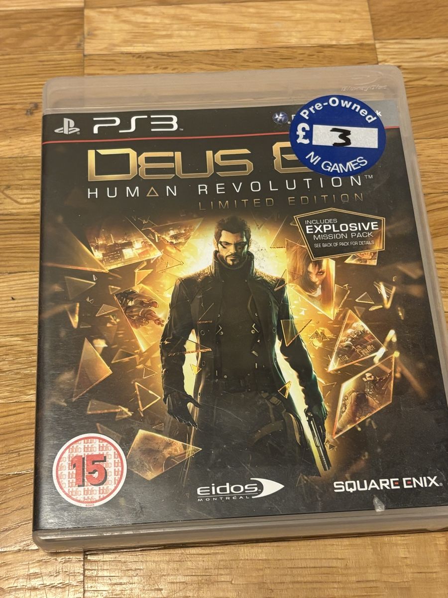 Spiele: PS3 Deus Ex Human Revolution Limited Edition Game – Gebraucht aus Seewen von AndyDryusha