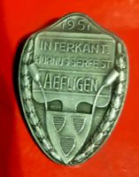 Abzeichen mit Nadel 1951 INTERKANT. Hornnusserfest Aeflingen